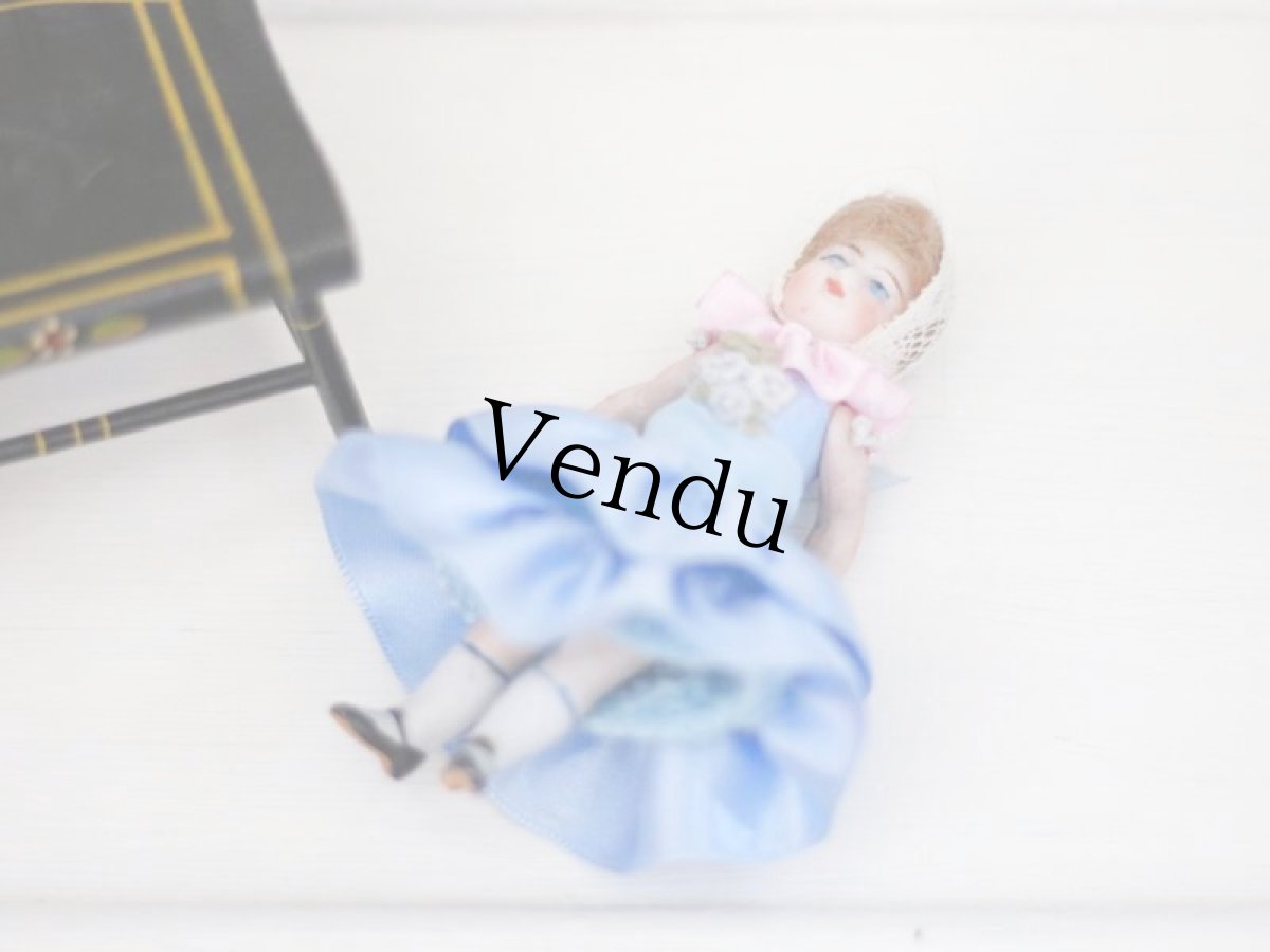 画像7: mignonette chair set G/all bisque//France蚤の市 (7)