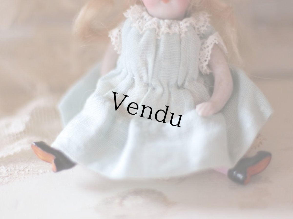 画像5: RARE!!Pink socks/Simon&Halbig or Kestner mignonette // 4.5in (5)