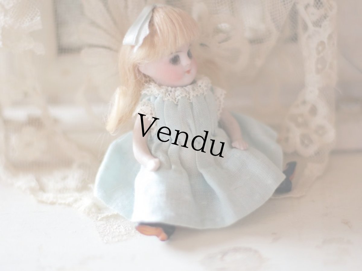 画像3: RARE!!Pink socks/Simon&Halbig or Kestner mignonette // 4.5in (3)