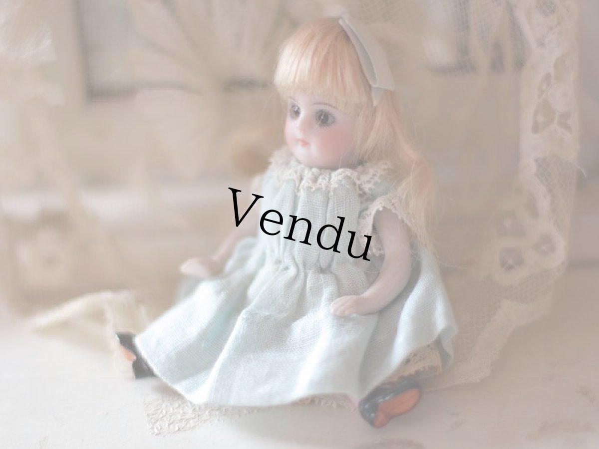 画像4: RARE!!Pink socks/Simon&Halbig or Kestner mignonette // 4.5in (4)