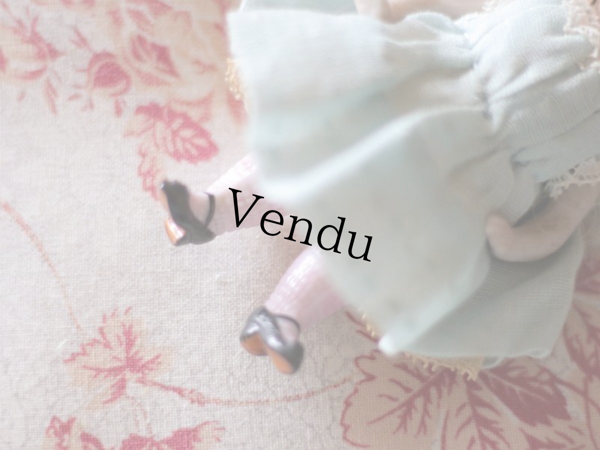 画像11: RARE!!Pink socks/Simon&Halbig or Kestner mignonette // 4.5in (11)