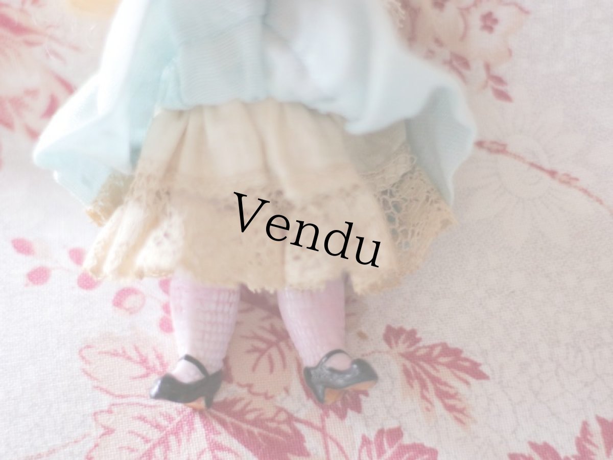 画像7: RARE!!Pink socks/Simon&Halbig or Kestner mignonette // 4.5in (7)