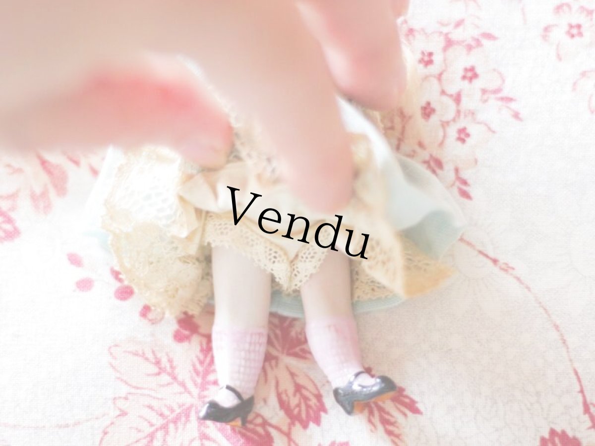 画像8: RARE!!Pink socks/Simon&Halbig or Kestner mignonette // 4.5in (8)