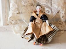 画像9: RARE!! Old Mini China head doll (9)