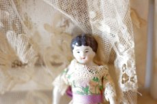 画像2: RARE!! Mini mini China head doll (2)