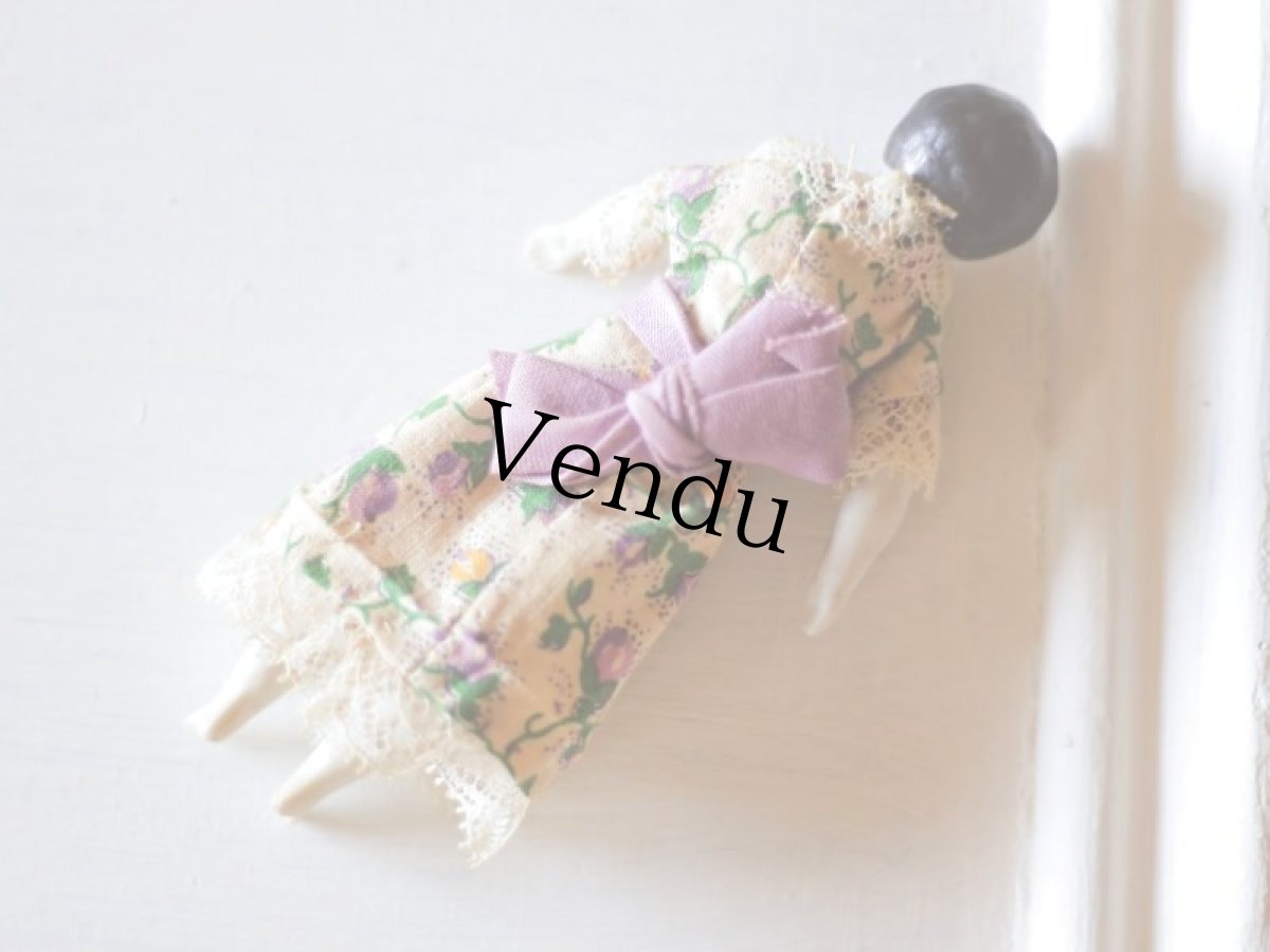 画像5: RARE!! Mini mini China head doll (5)