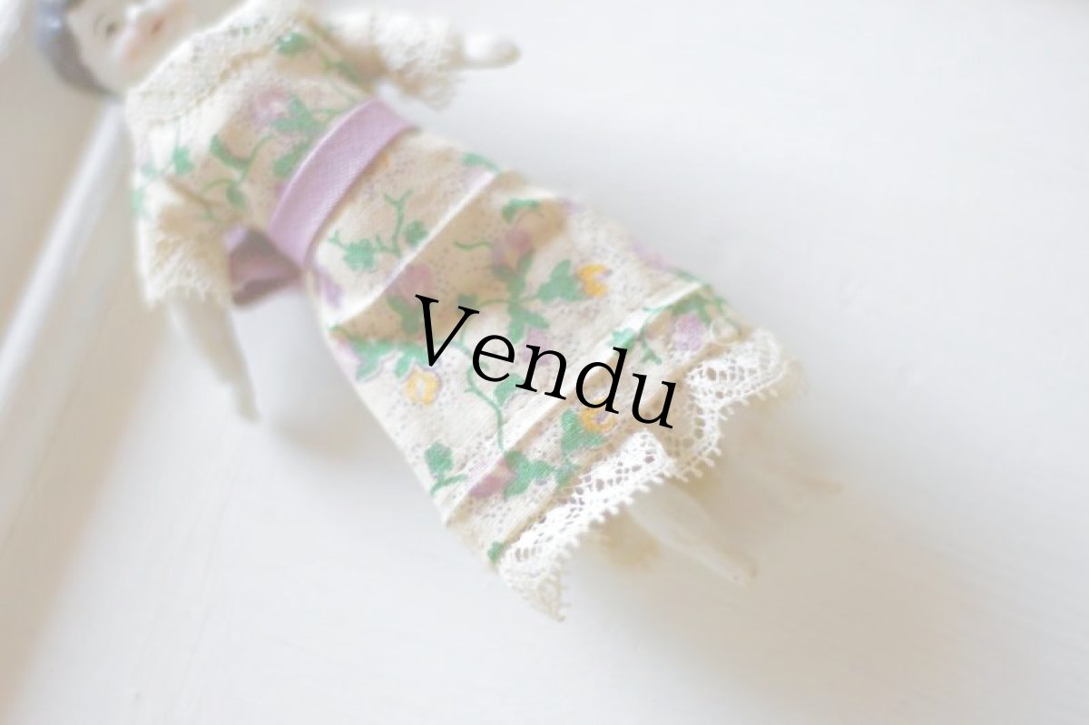 画像6: RARE!! Mini mini China head doll (6)