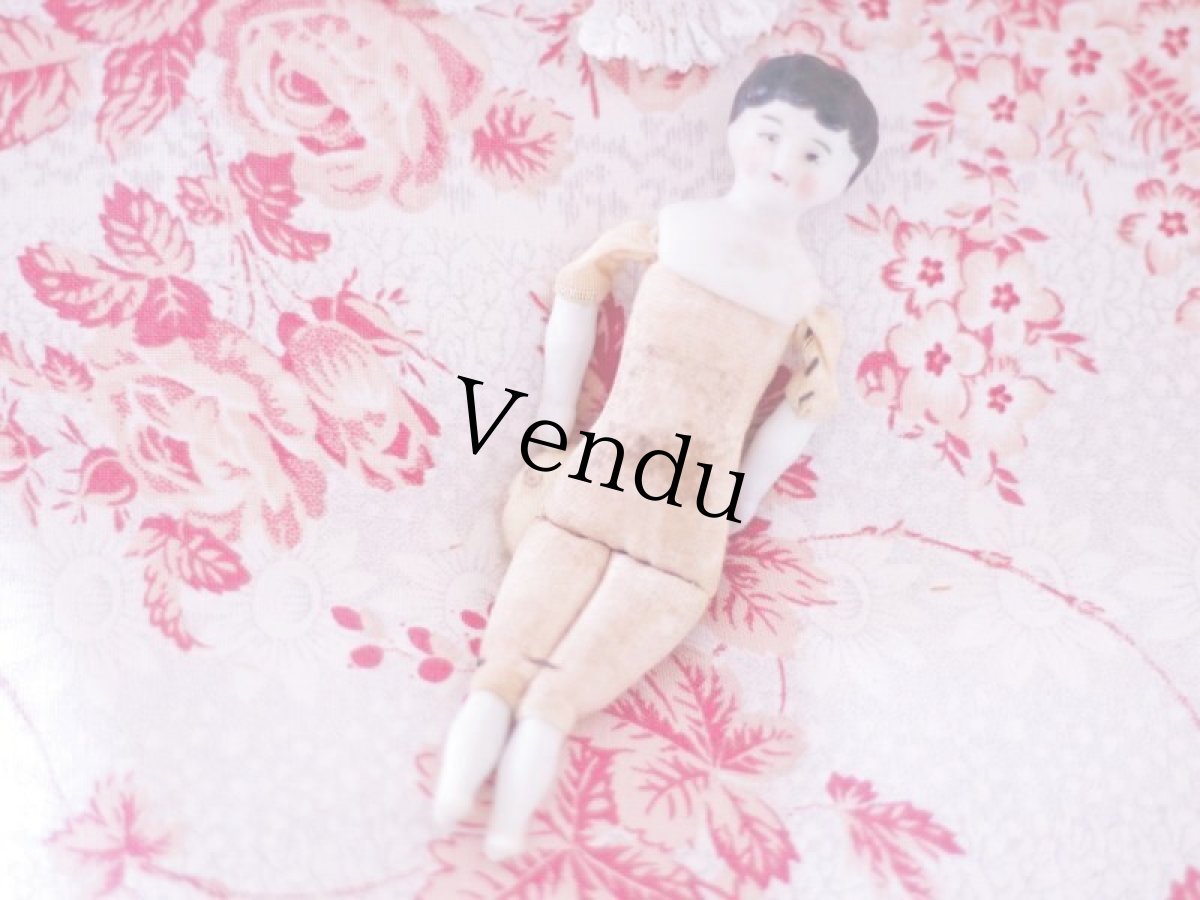 画像5: RARE!! Mini mini China head doll (5)