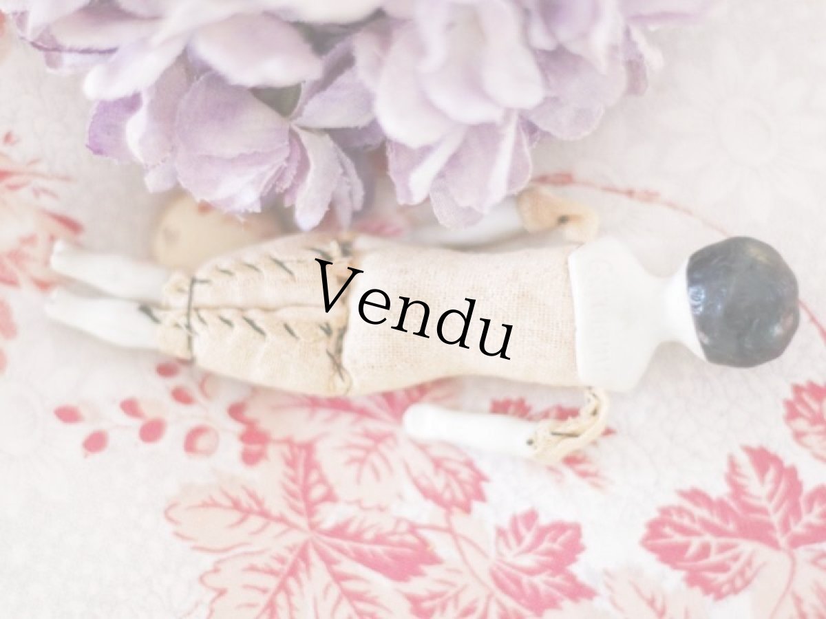 画像7: RARE!! Mini mini China head doll (7)