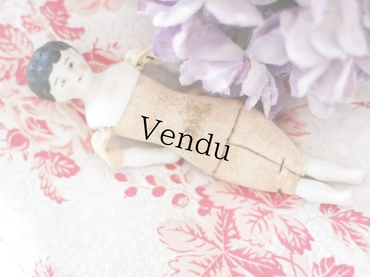 画像6: RARE!! Mini mini China head doll (6)