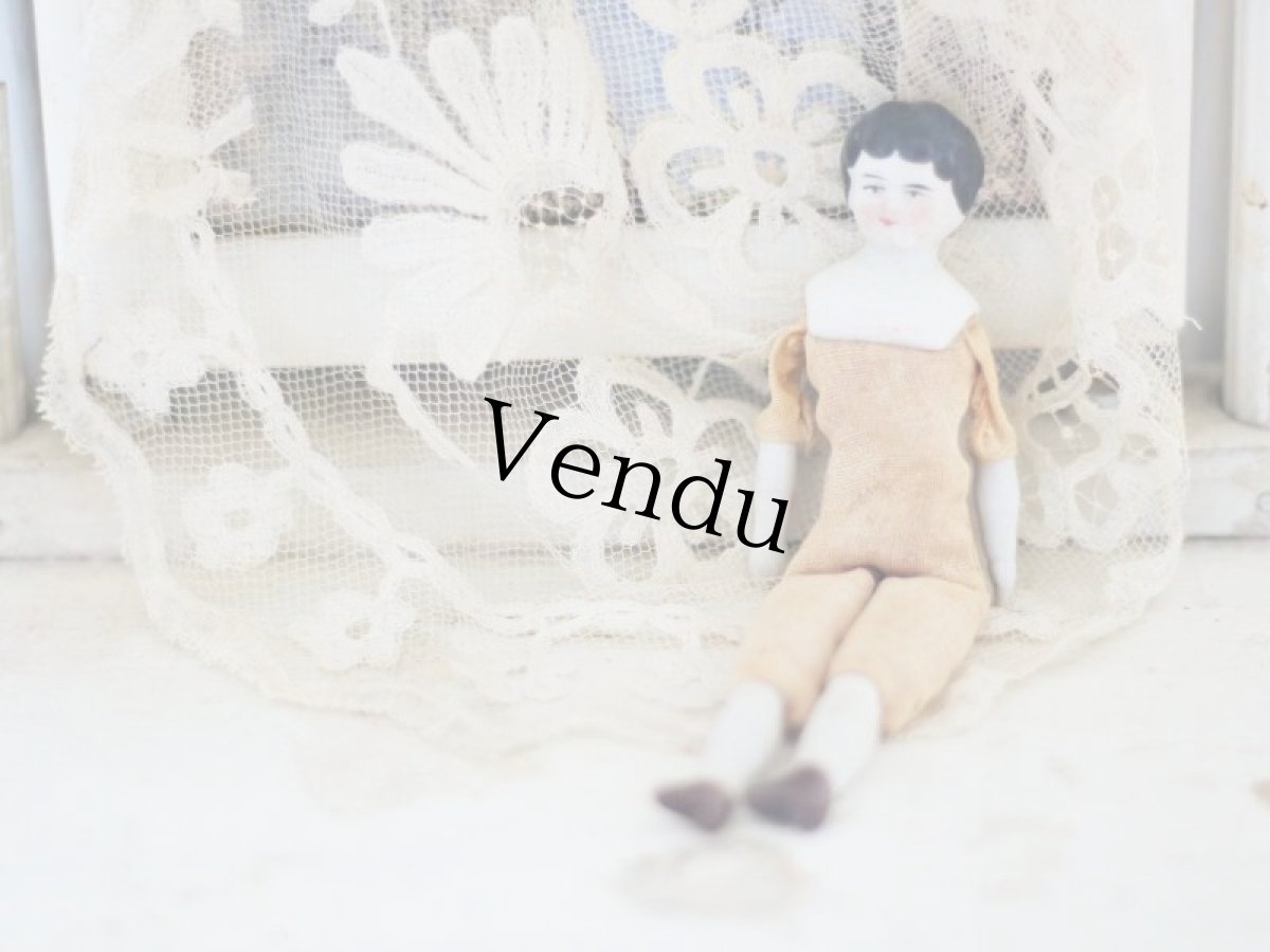 画像1: RARE!! Mini mini China head doll (1)