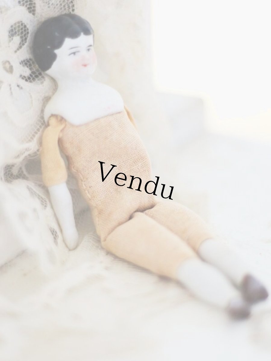 画像3: RARE!! Mini mini China head doll (3)