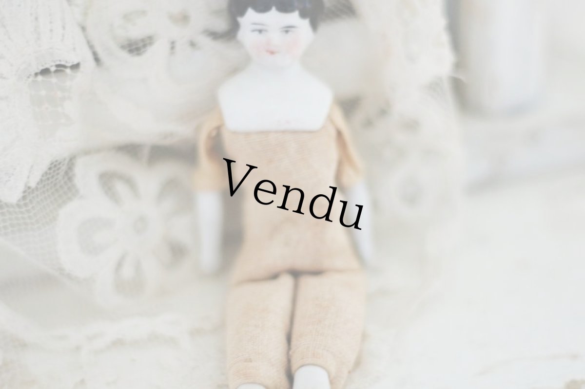 画像5: RARE!! Mini mini China head doll (5)