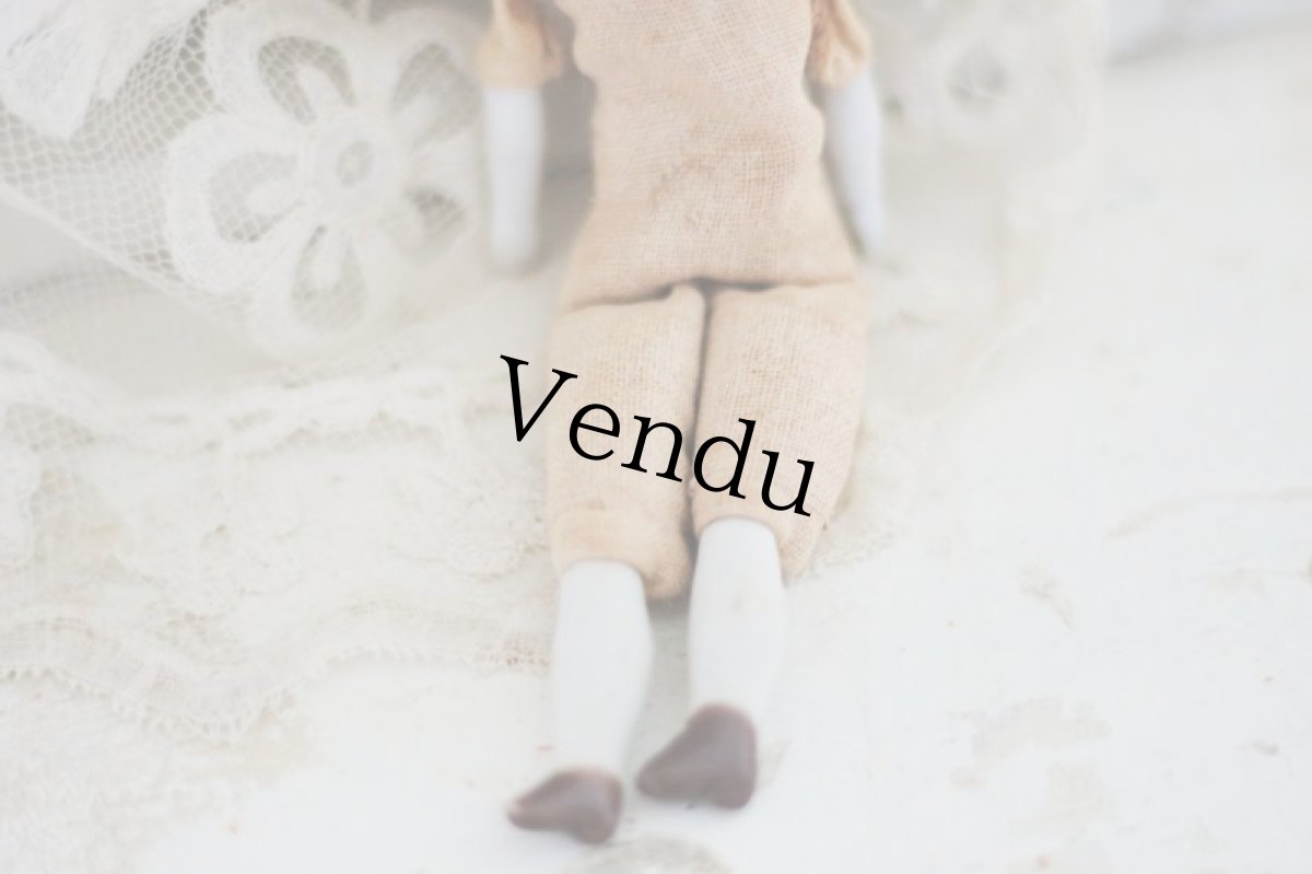 画像6: RARE!! Mini mini China head doll (6)