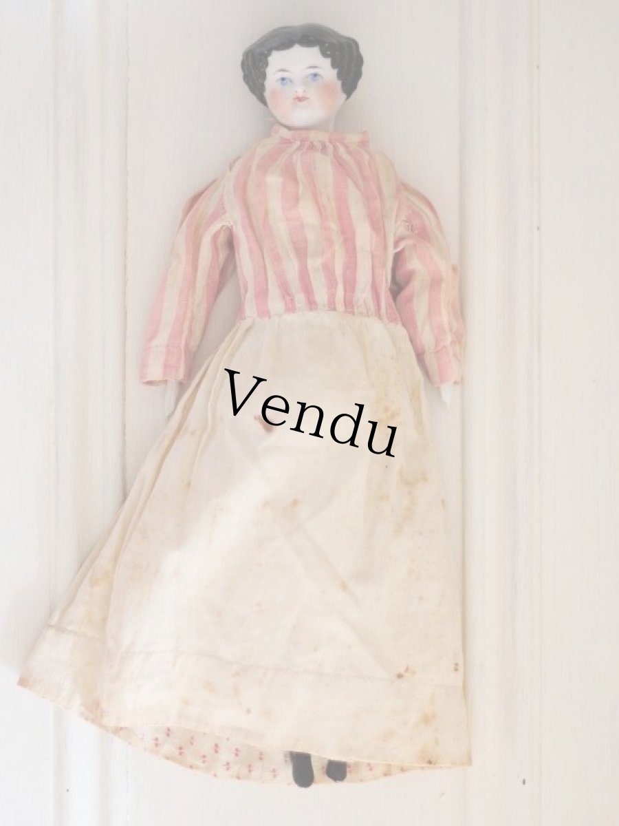 画像7: RARE!! China head doll/Humpty Dumpty Doll Hospital/11-1/4in (7)