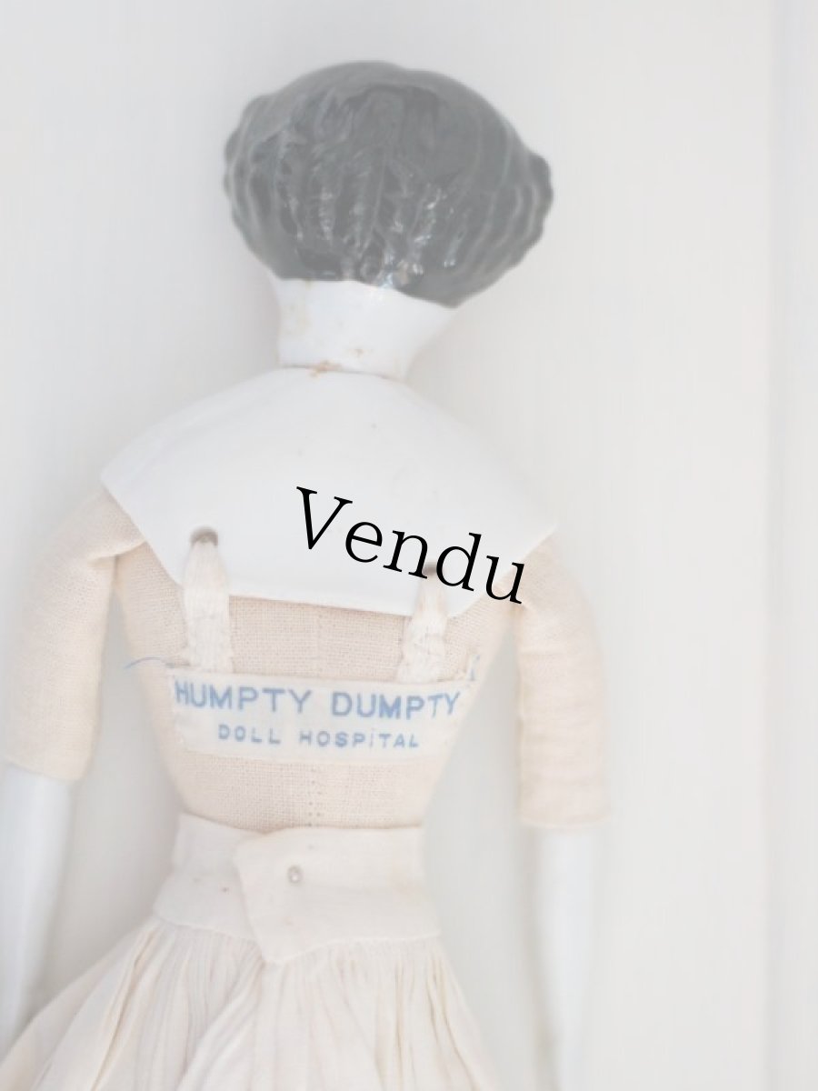 画像12: RARE!! China head doll/Humpty Dumpty Doll Hospital/11-1/4in (12)