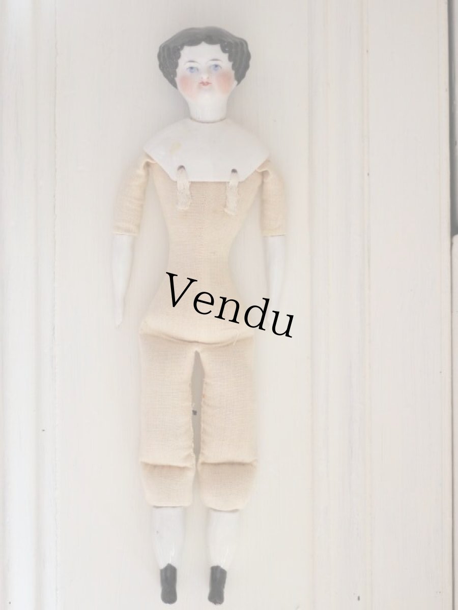 画像10: RARE!! China head doll/Humpty Dumpty Doll Hospital/11-1/4in (10)