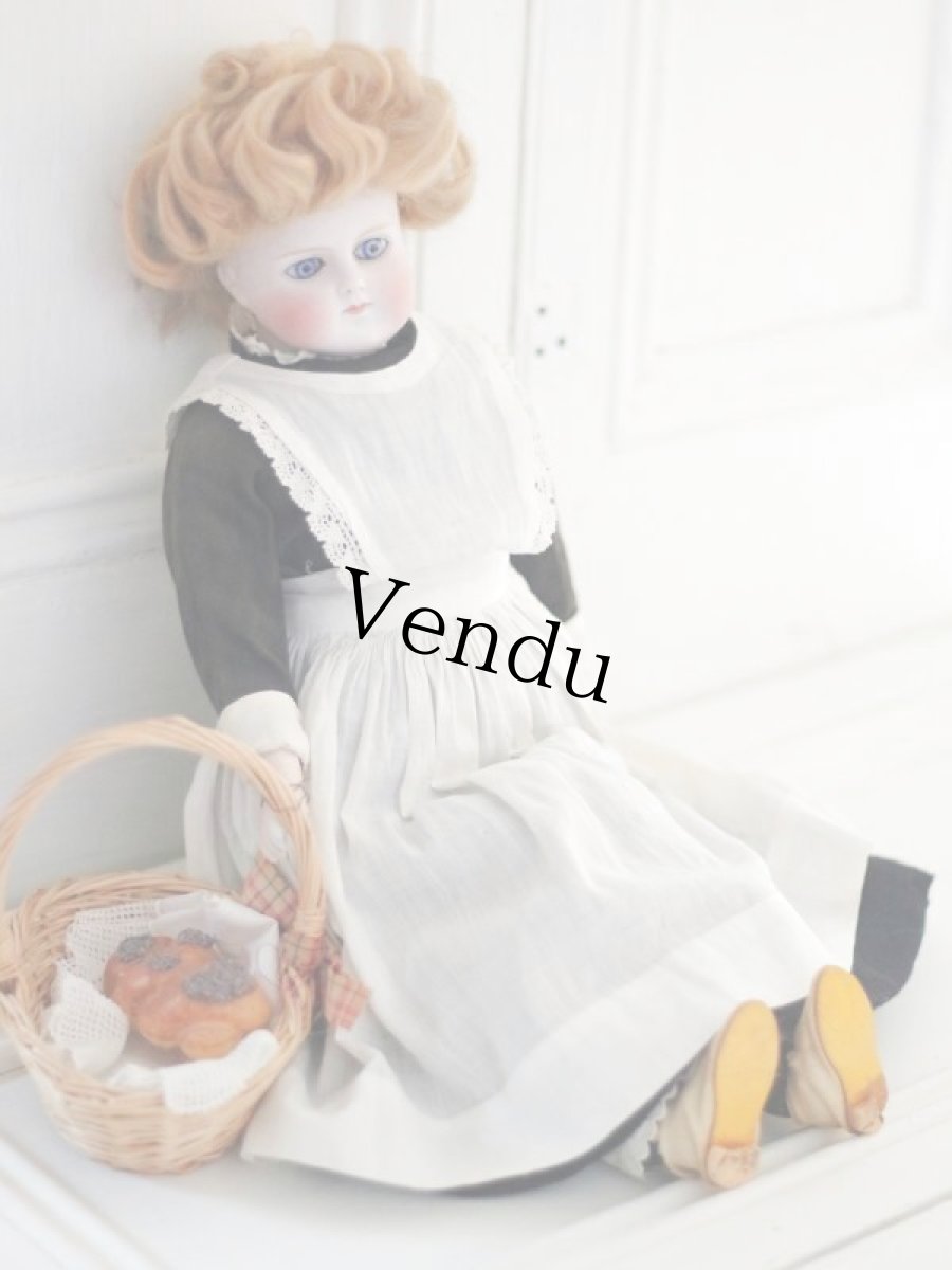 画像4: RARE!!! Kestner white bisque shoulder head Kid body //16in/41cm (4)