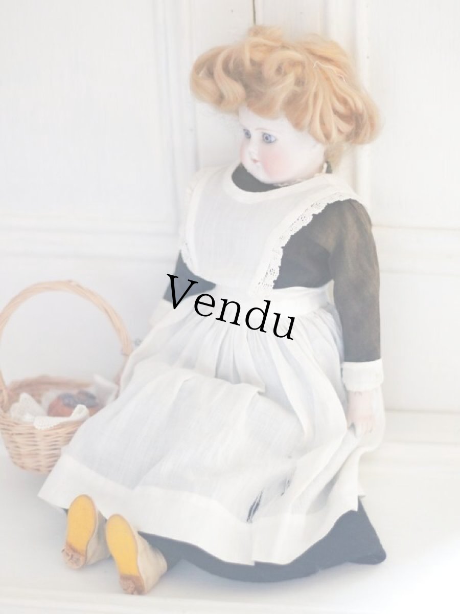 画像5: RARE!!! Kestner white bisque shoulder head Kid body //16in/41cm (5)