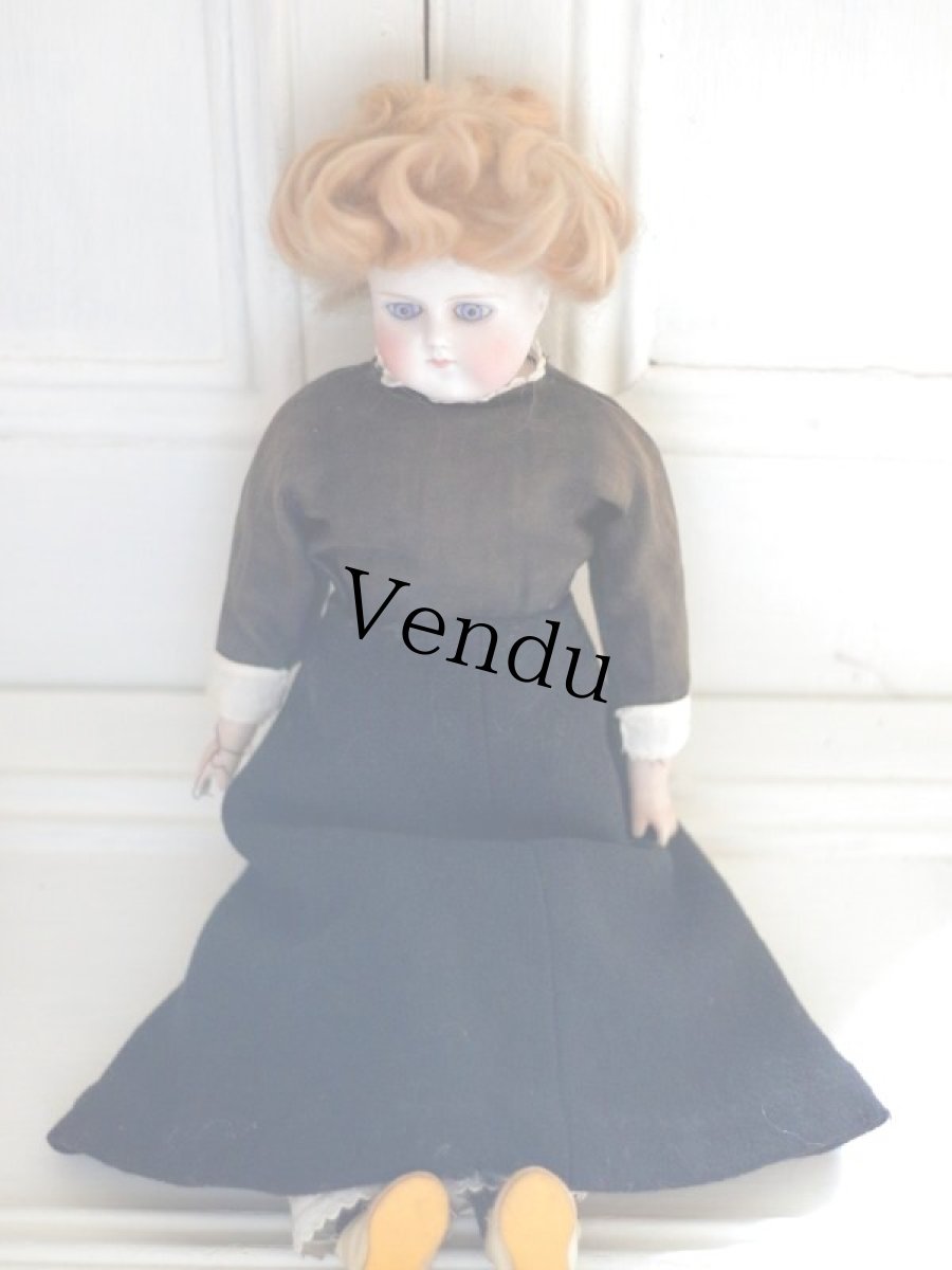 画像8: RARE!!! Kestner white bisque shoulder head Kid body //16in/41cm (8)