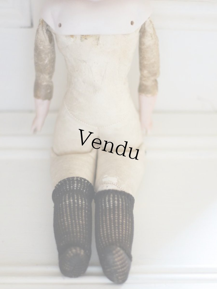 画像12: RARE!!! Kestner white bisque shoulder head Kid body //16in/41cm (12)