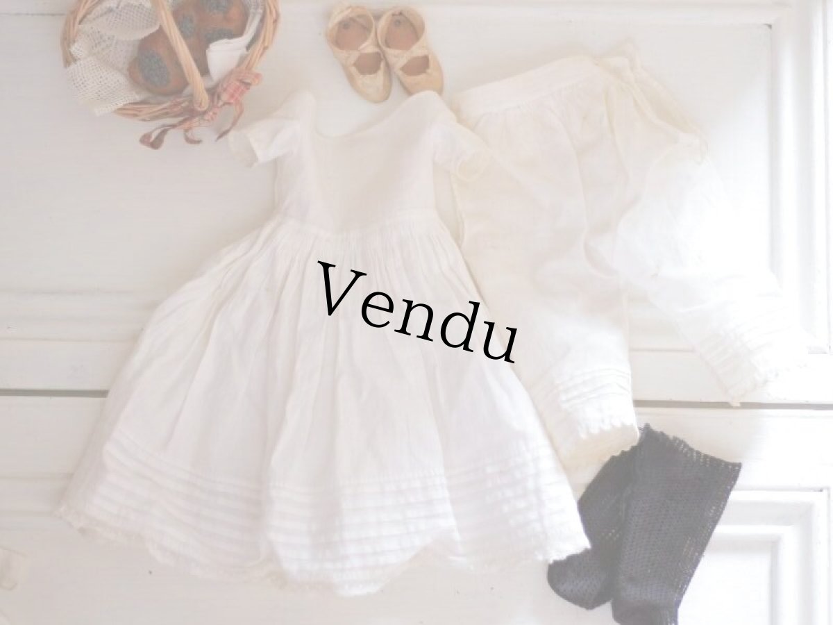 画像15: RARE!!! Kestner white bisque shoulder head Kid body //16in/41cm (15)