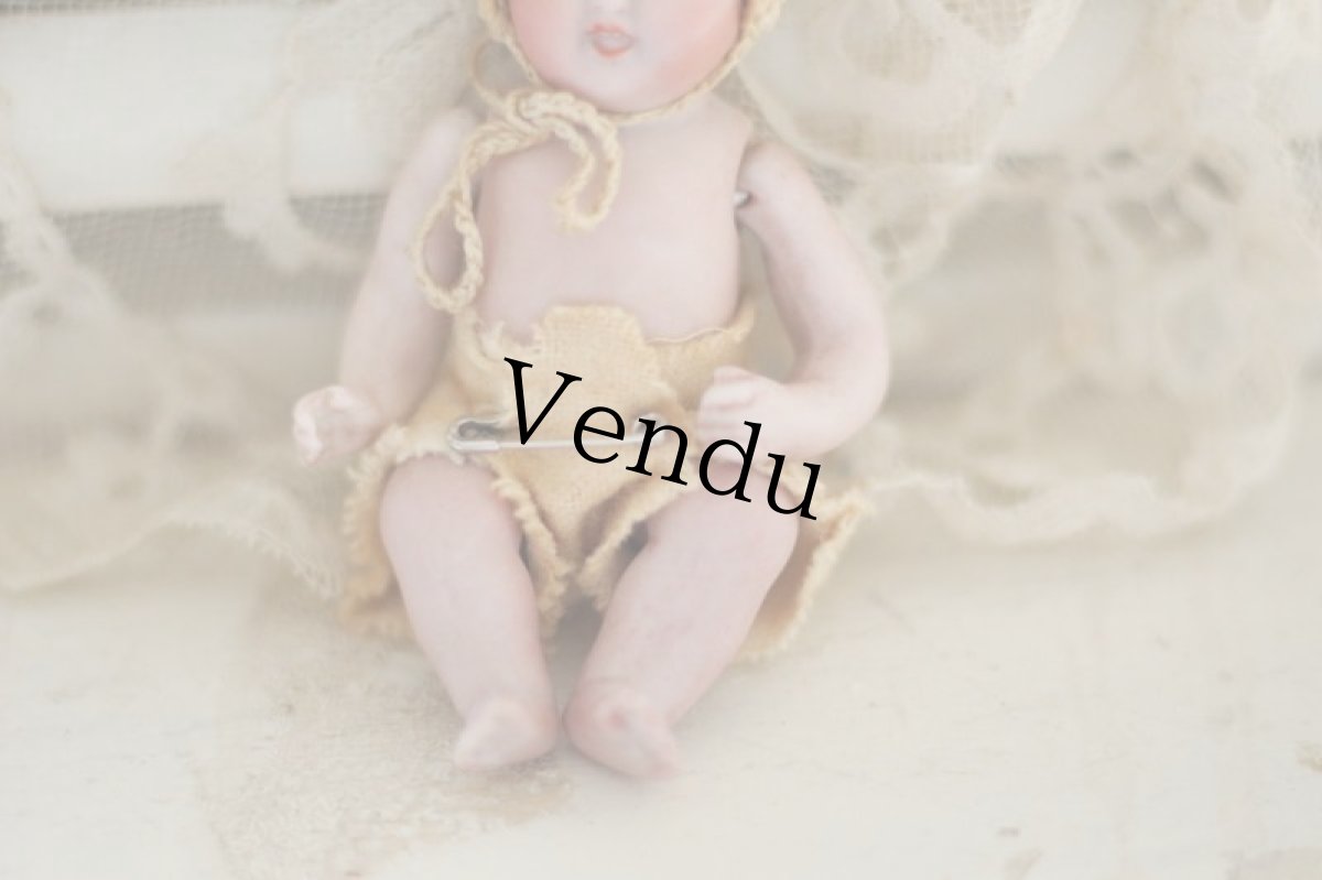 画像5: All bisque baby sleep eyes  // 4in (5)