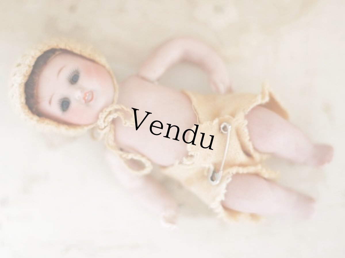 画像6: All bisque baby sleep eyes  // 4in (6)