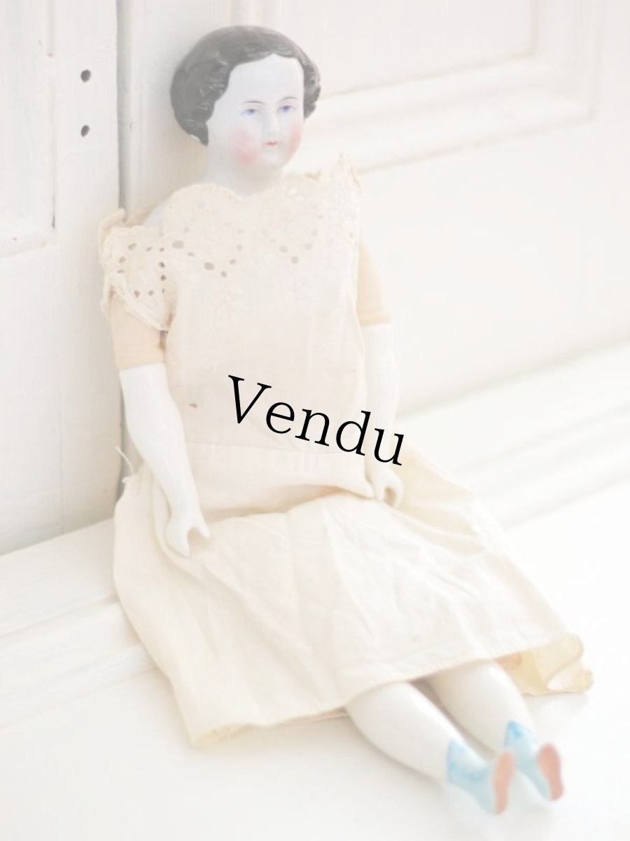 画像3: Rare!! Classic China head doll //12.5in (3)