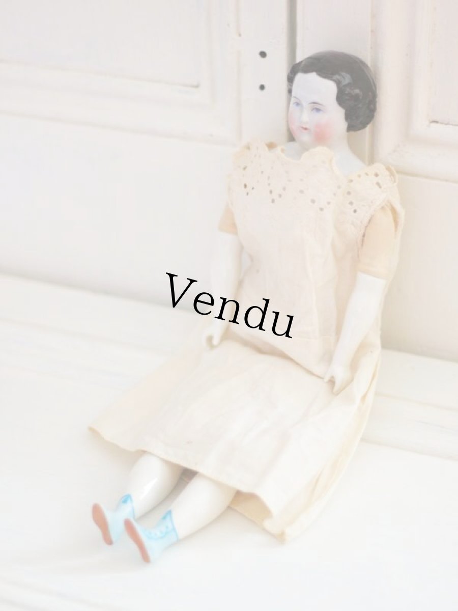 画像4: Rare!! Classic China head doll //12.5in (4)