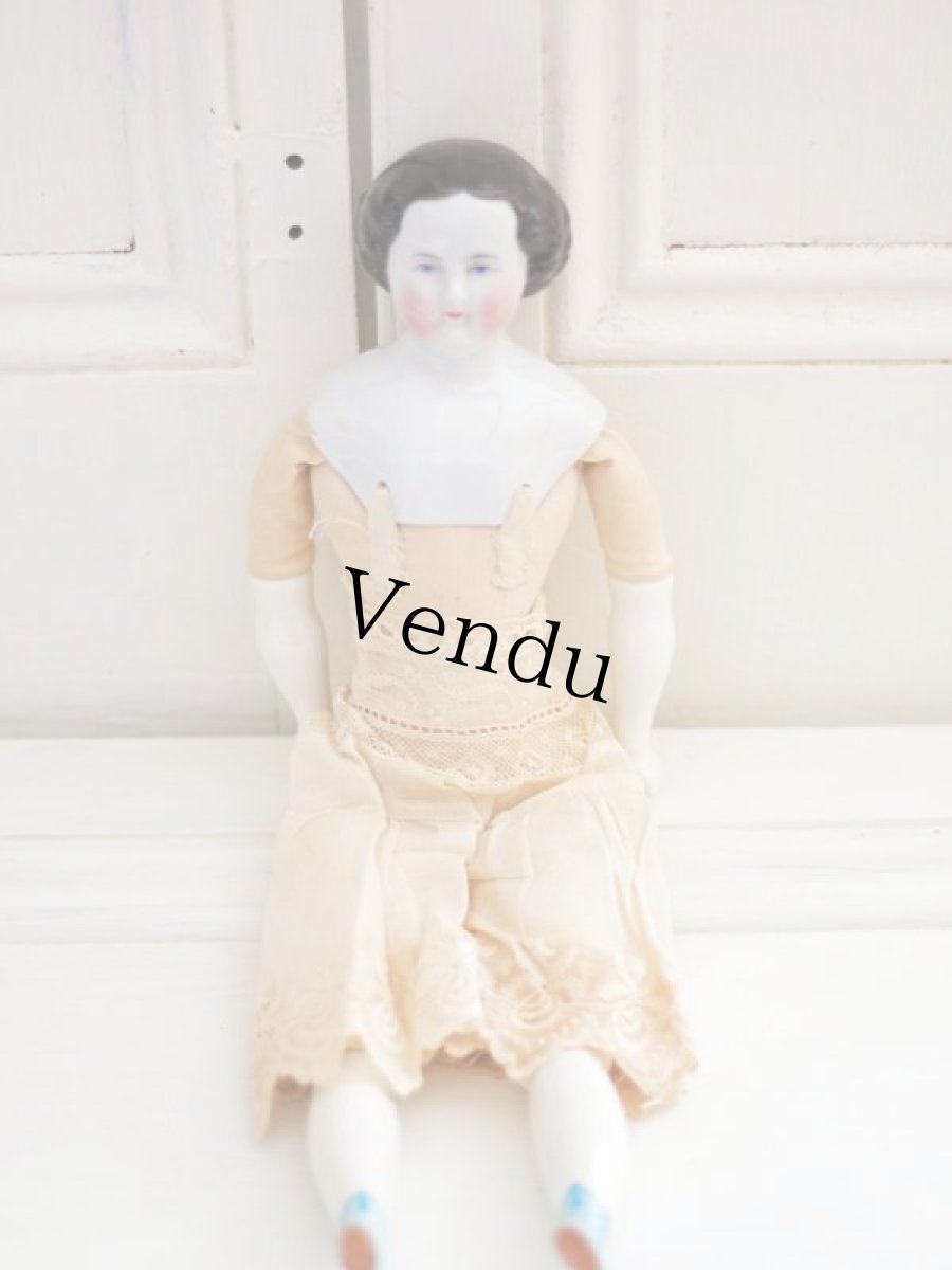 画像8: Rare!! Classic China head doll //12.5in (8)