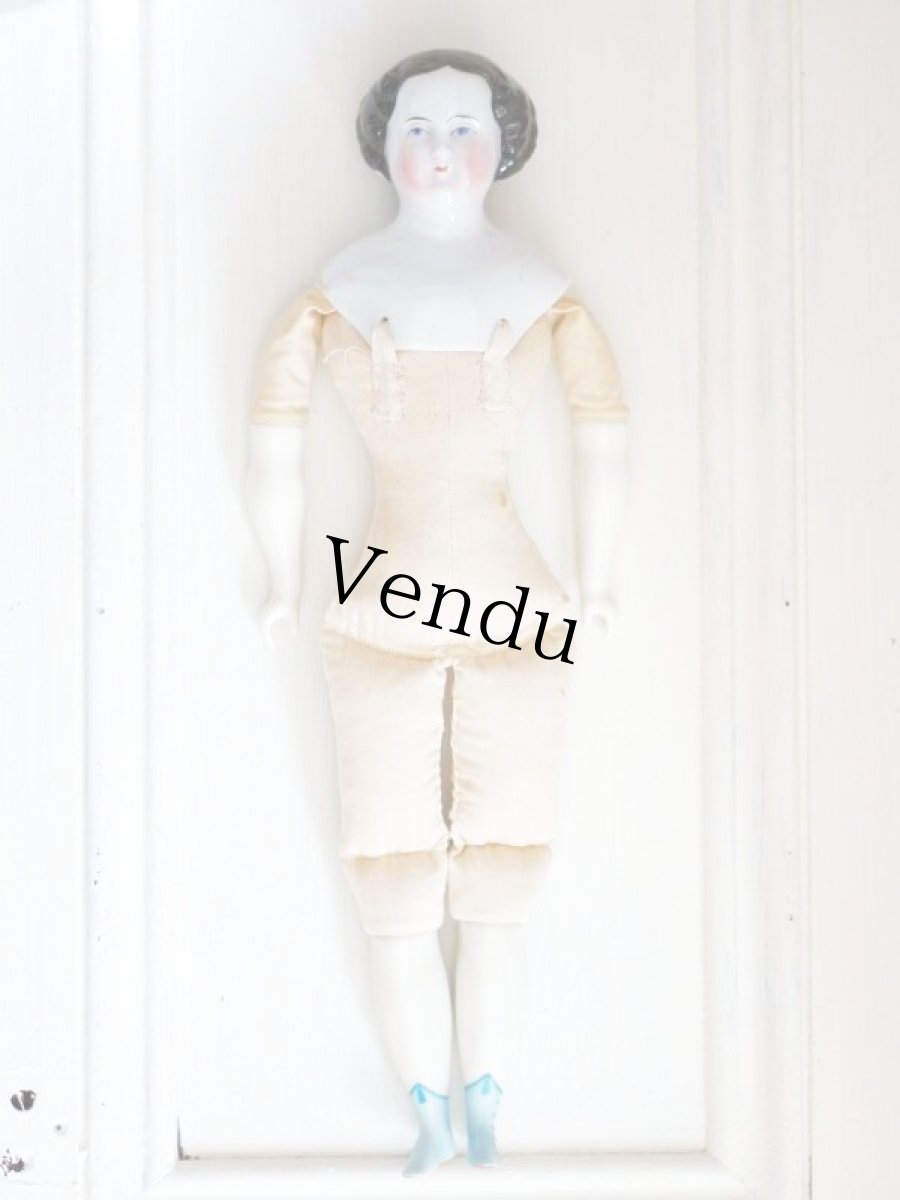 画像9: Rare!! Classic China head doll //12.5in (9)