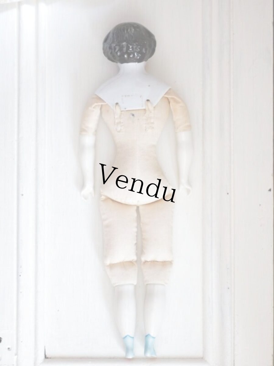 画像10: Rare!! Classic China head doll //12.5in (10)