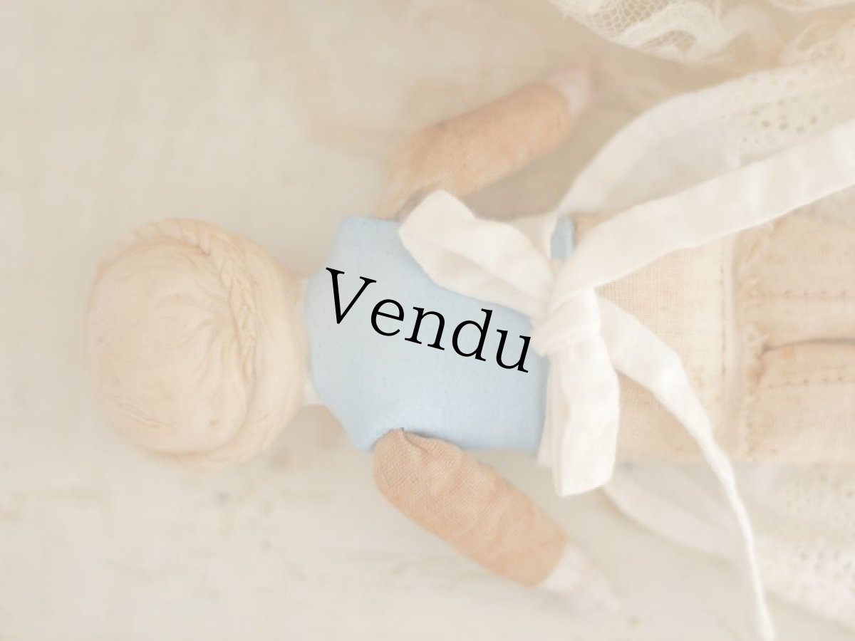 画像7: Kさま専用カートです。Rare!! 三つ編みヘアのチャイナヘッドドール//6-3/4in (7)