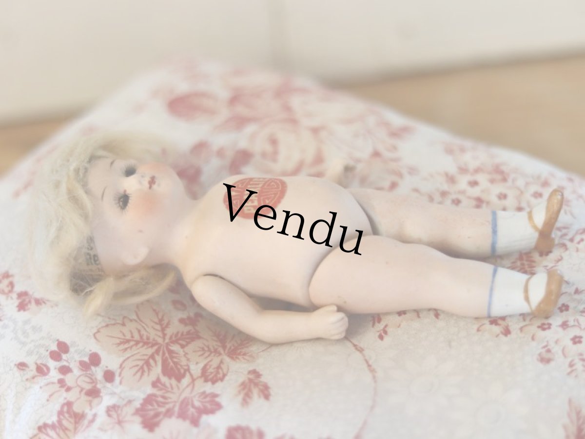 画像10: All bisque doll // Limbach //6.5in (10)
