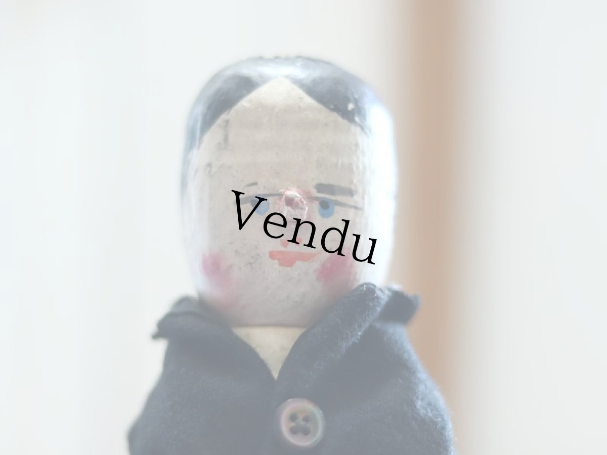 画像4: Wooden Peg Doll D (4)