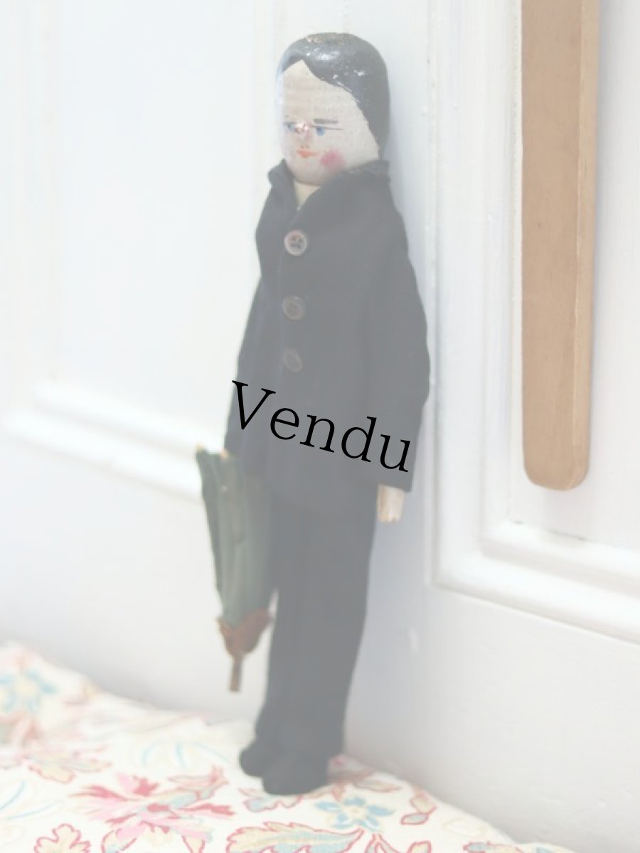 画像3: Wooden Peg Doll D (3)