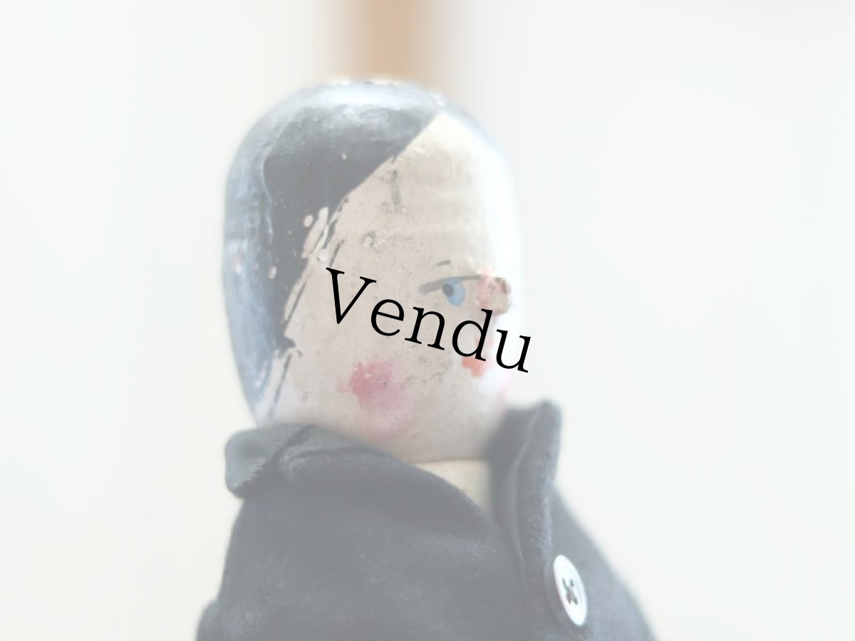 画像5: Wooden Peg Doll D (5)