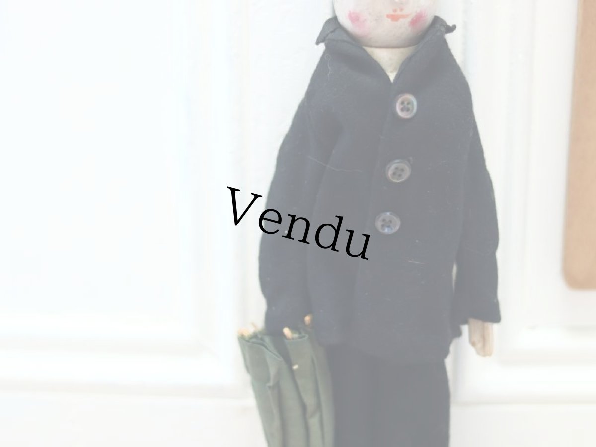 画像8: Wooden Peg Doll D (8)