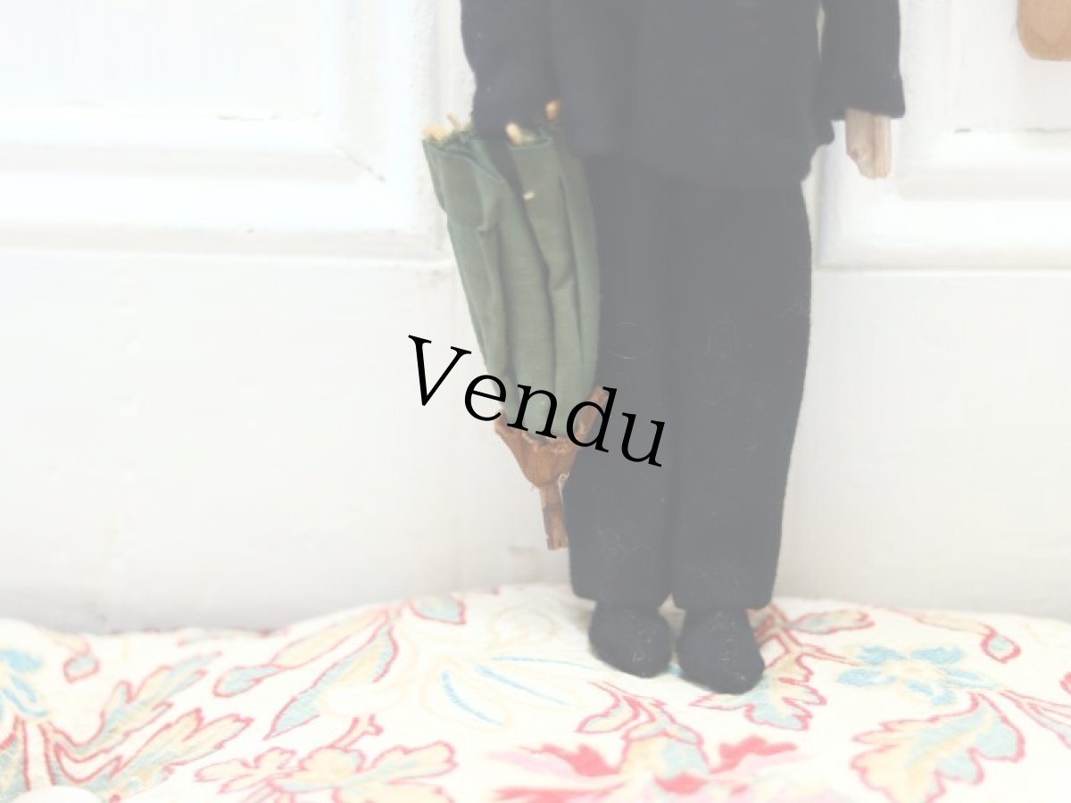 画像9: Wooden Peg Doll D (9)