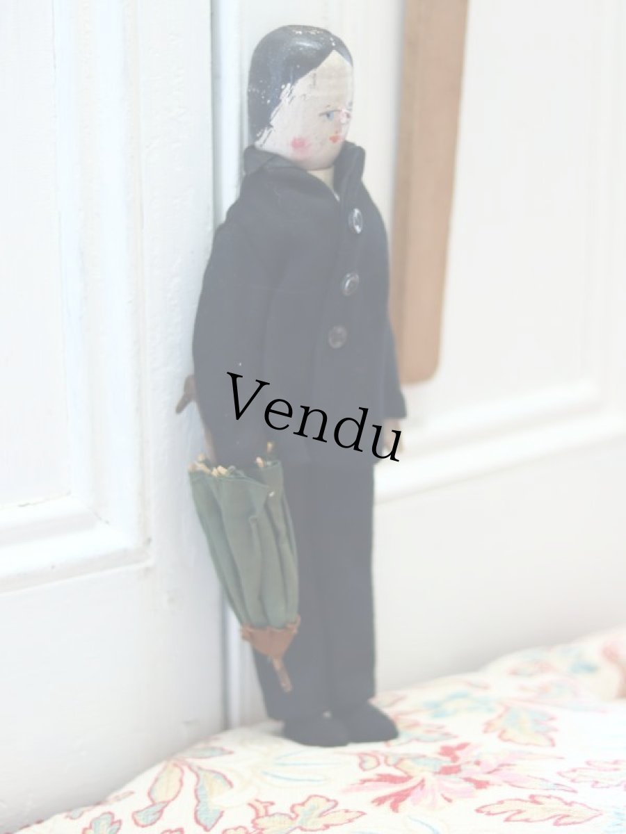 画像2: Wooden Peg Doll D (2)