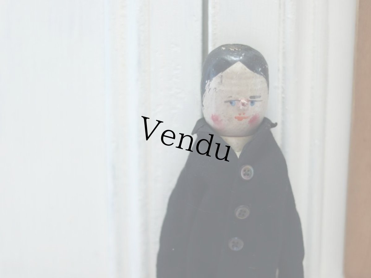 画像7: Wooden Peg Doll D (7)