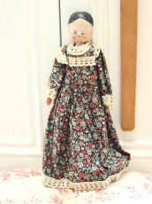 画像1: Wooden Peg Doll C (1)