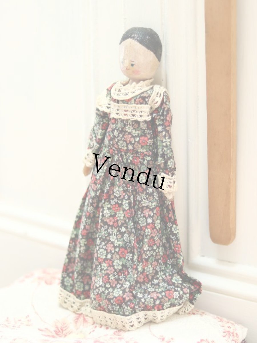 画像2: Wooden Peg Doll C (2)