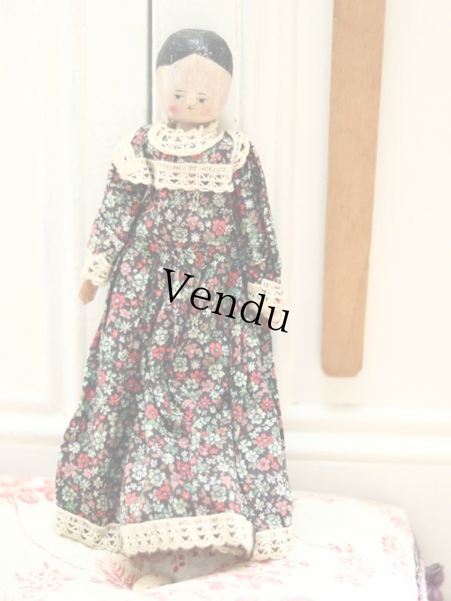 画像5: Wooden Peg Doll C (5)