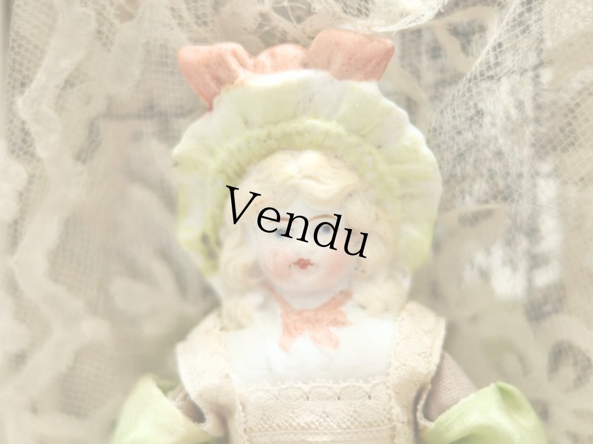 画像4: Bonnet China Head Doll / Hertwig /8in (4)
