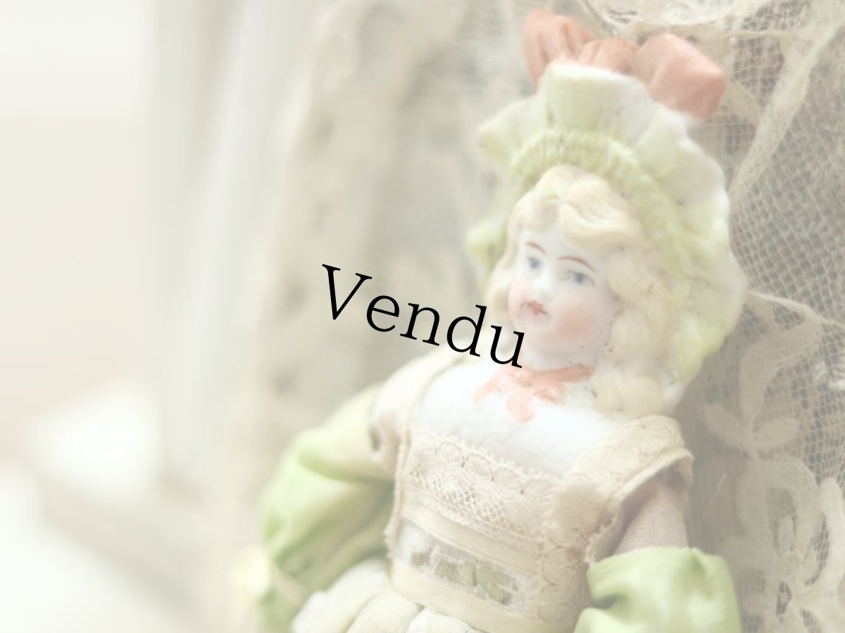 画像6: Bonnet China Head Doll / Hertwig /8in (6)