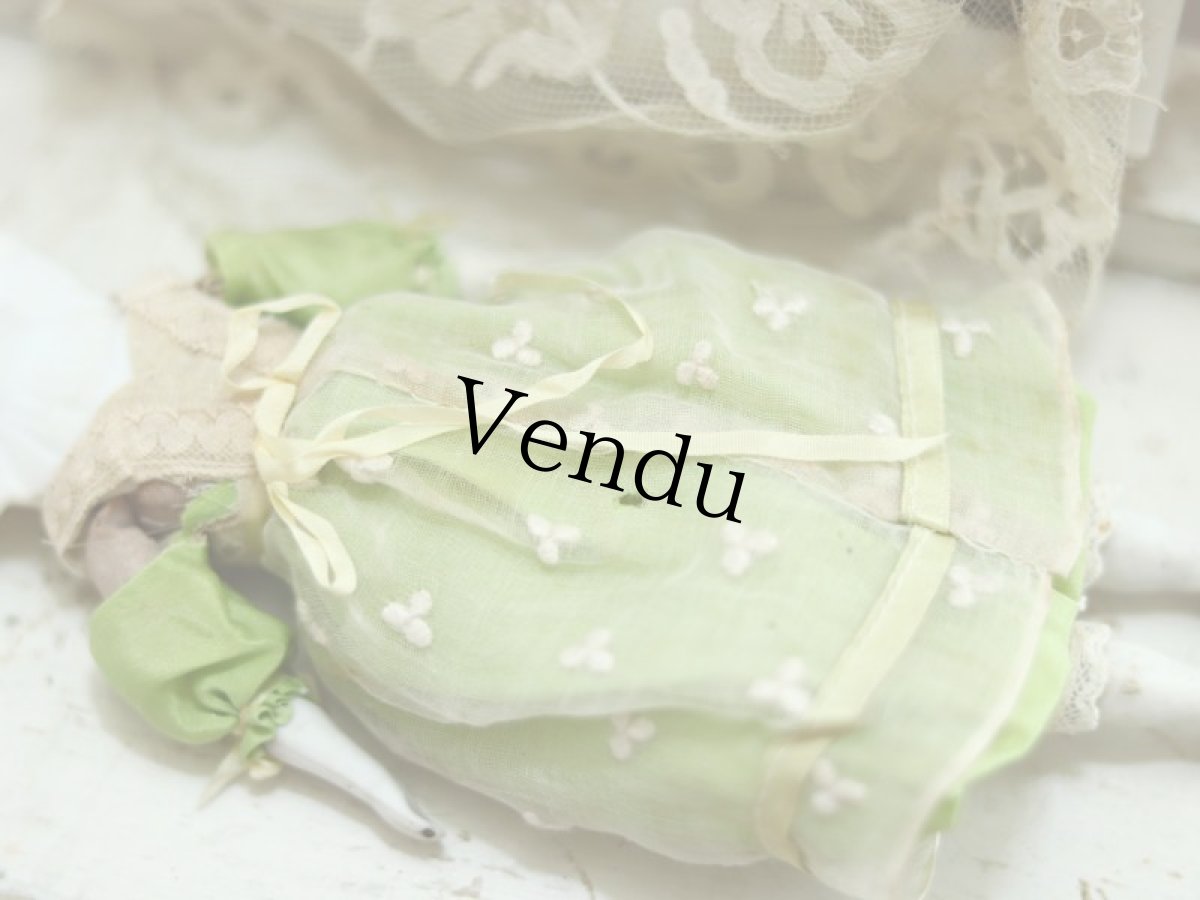 画像15: Bonnet China Head Doll / Hertwig /8in (15)