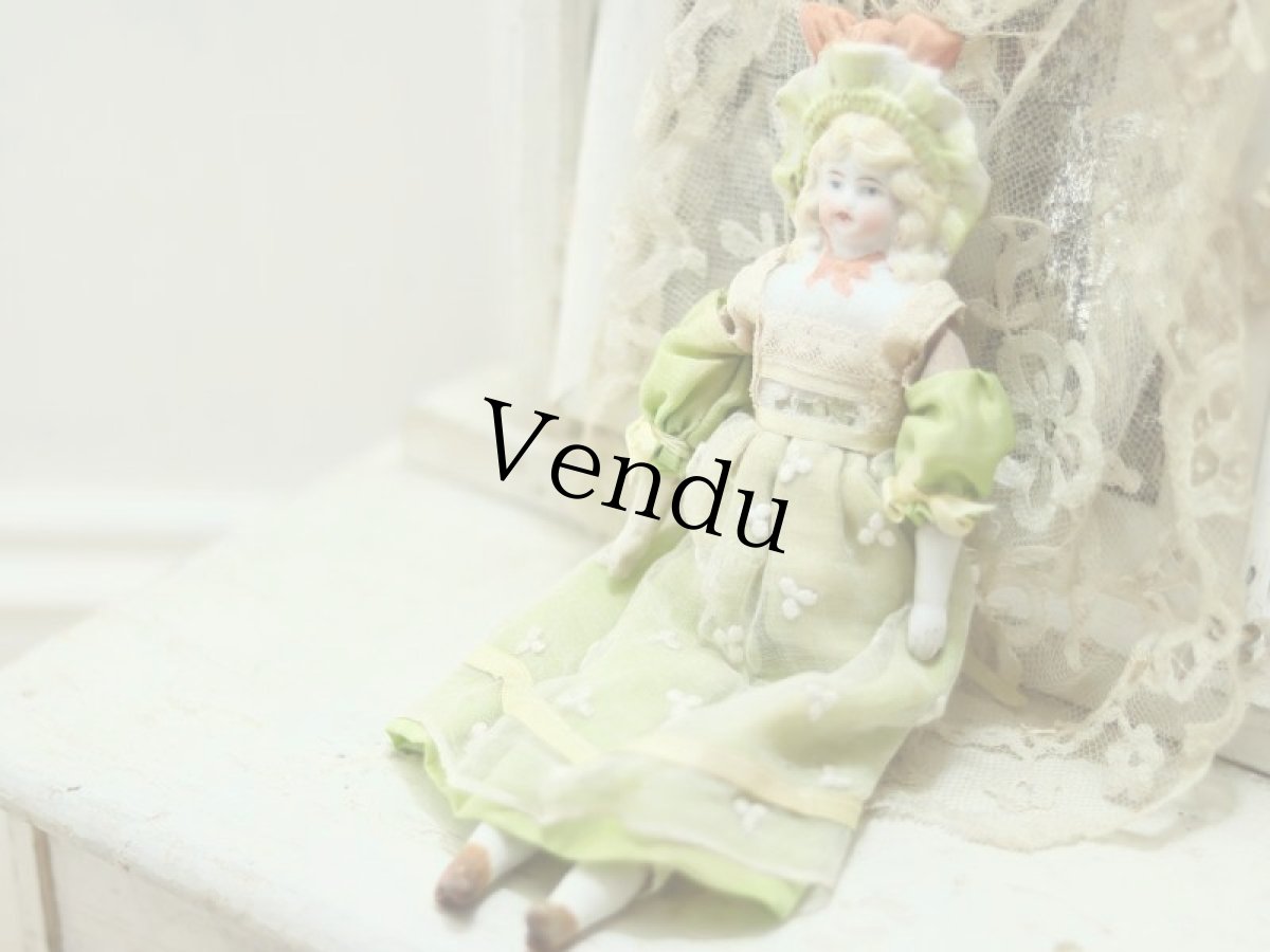 画像3: Bonnet China Head Doll / Hertwig /8in (3)