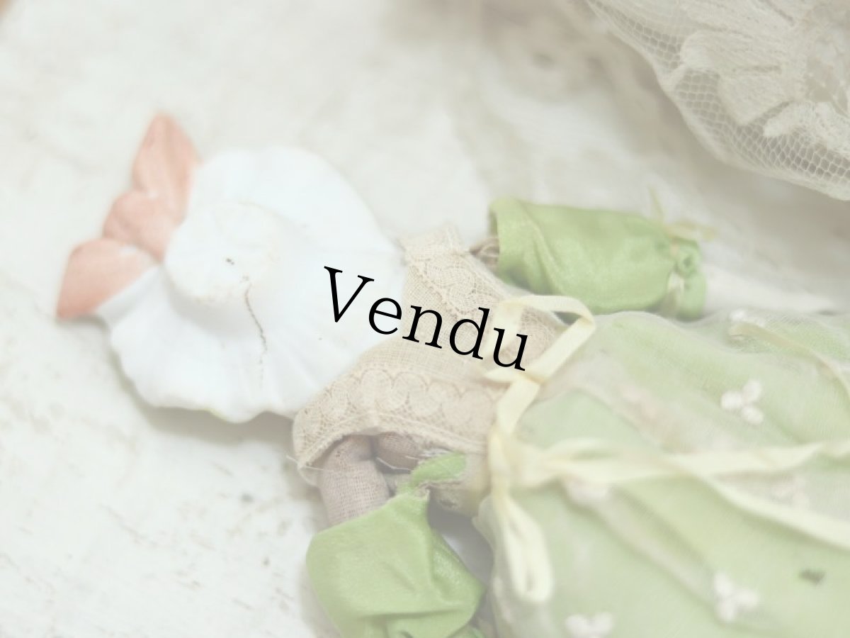 画像14: Bonnet China Head Doll / Hertwig /8in (14)